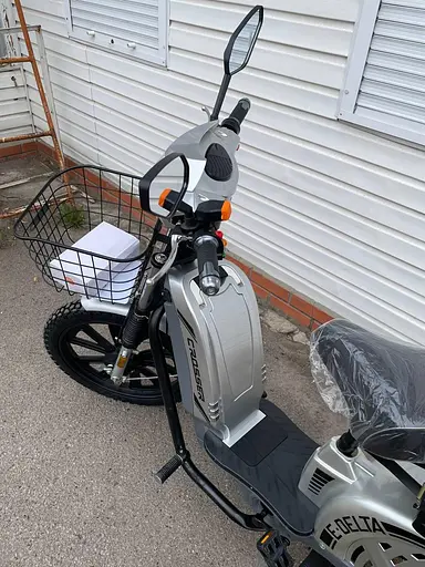 Електроскутер Двомісний Crosser E-Delta (1000W,60V,15Ah) Сірий - фото 2