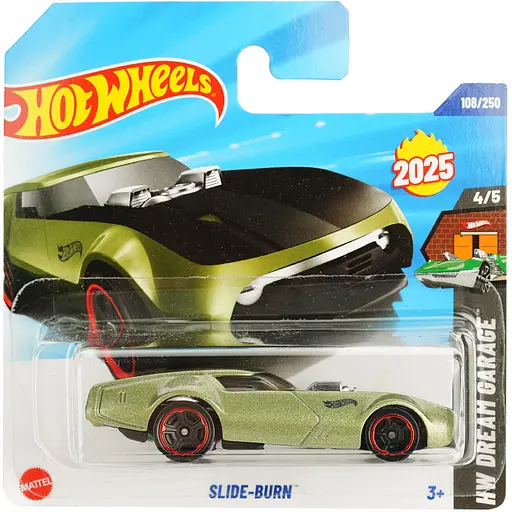 Базовая машинка Hot Wheels HW Dream Garage Slide-Burn зеленая (5785) HYX84-N521    