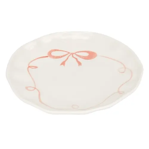 Чашка с блюдцем Нежный бантик 200 мл Розовый - фото 3