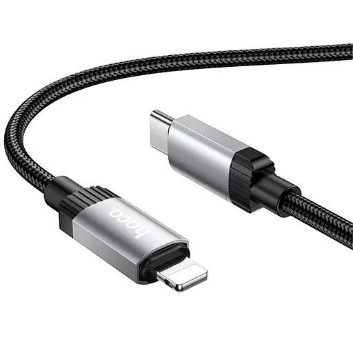 Дата кабель Hoco X117 Star Type-C to Lightning 27W (1m) Black - фото 2