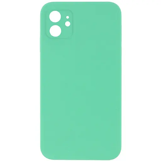 Чехол Epik Silicone Case Square Full Camera Protective AA NOLOGO для Apple iPhone 11, 6.1 Зеленый/Spearmint