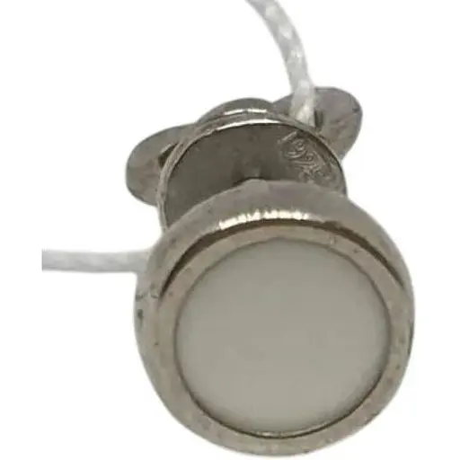 Серебряная моносерьга пуссета Vegas с эмалью. 20211/1РЧ