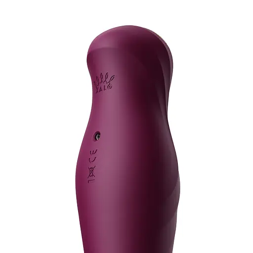 Вібратор Zalo King Vibrating Thruster 30.2 см фіолетовий - фото 8