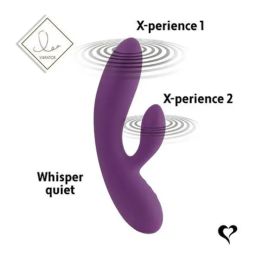 Вібратор-кролик FeelzToys Lea 20.2 см фіолетовий - фото 5