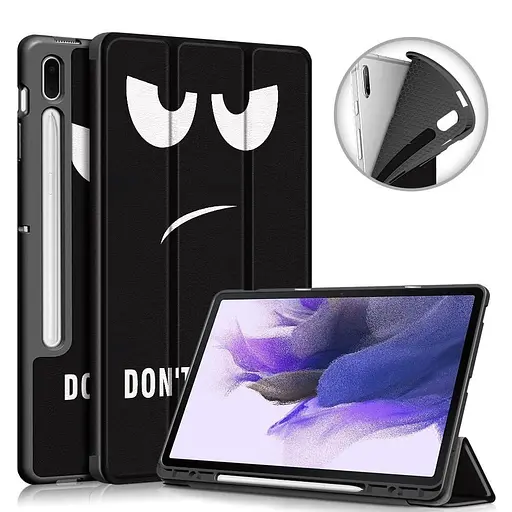 Чохол  SlimTPU Spen holder Samsung Galaxy Tab S10+ Plus / S9 Fe + / S9 Plus Не чіпай Мій Планшет