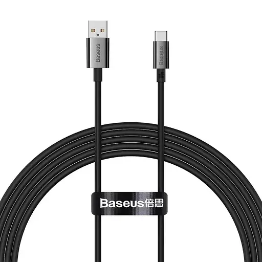 Кабель Baseus Superior Series USB Type-C Fast Charging 100 W 2 метра черный (P10320102114-02) - фото 1