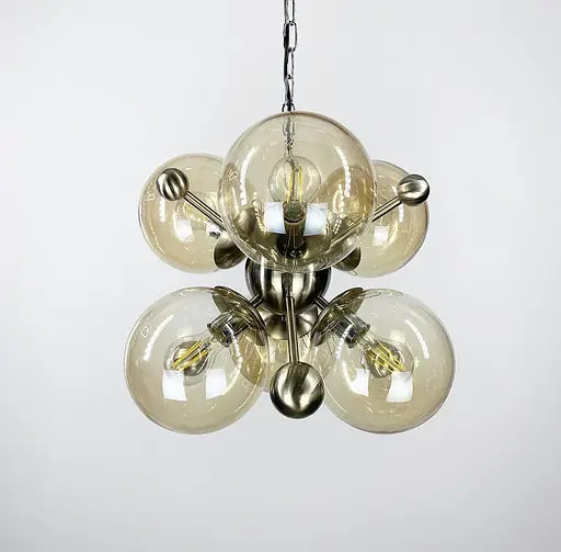 Подвесная люстра в корпусе цвета satin | Line F | Арт. 0666/6 Satin - фото 4