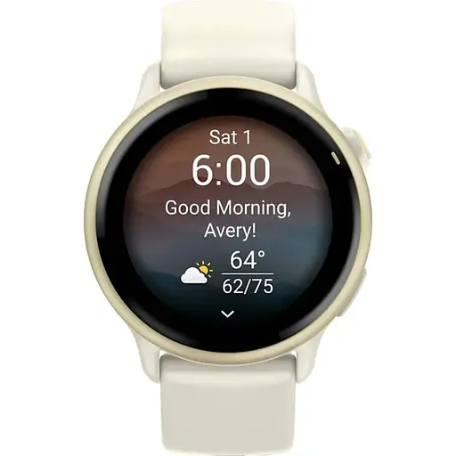 Смарт-годинник Garmin Vivoactive 6 Lunar Gold with Bone Band (010-02985-01) - фото 5