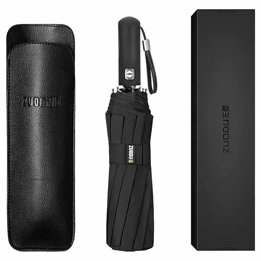 Парасолька складна автоматична Xiaomi Zuodu Black (ZD001)  - фото 3