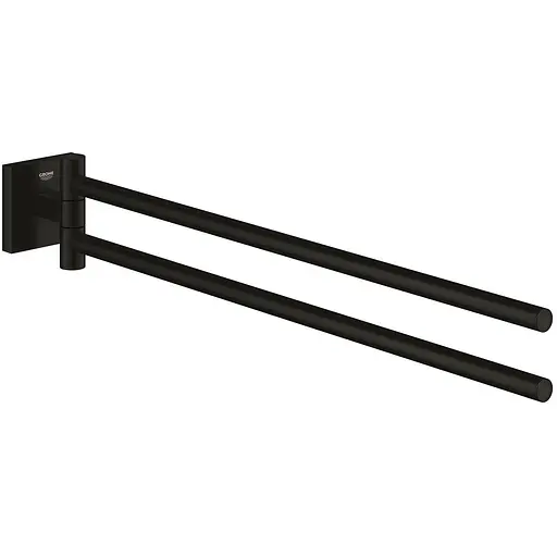 Тримач для рушника Grohe QuickFix Start Cube 409762430 Чорний матовий - фото 1