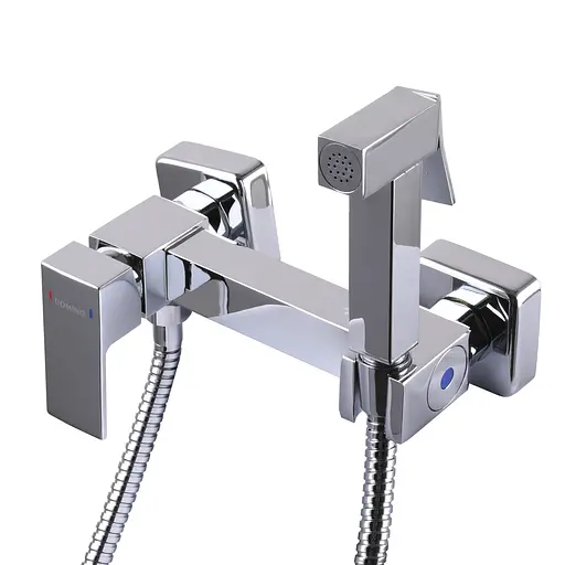 Змішувач для гігієнічного душу зовнішнього монтажу 150 мм Domino Malibu DMM-5-106MIX, Хром - фото 1