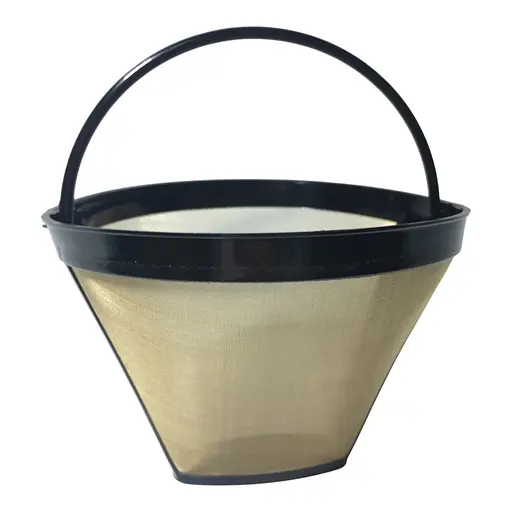 Фильтр многоразовый металлический №4 для капельной кофеварки универсальный (H=90мм)