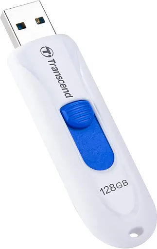 Flash Drive Transcend JetFlash 790 128GB USB 3.1 White (TS128GJF790W) (6986654) - фото 2