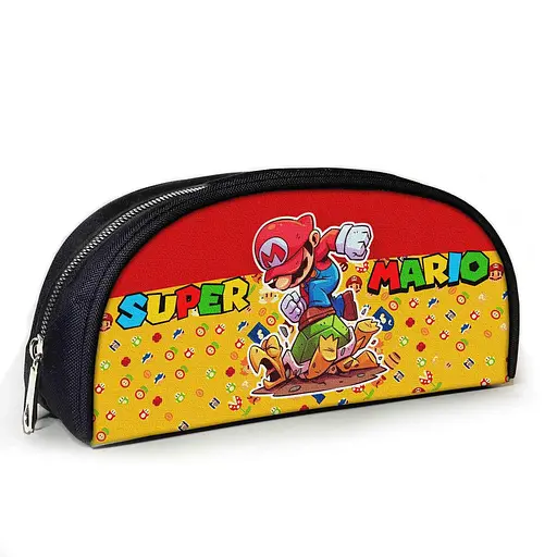 Пенал шкільний з принтом Супер Маріо 23х10х8 см з принтом для хлопчика (3807)