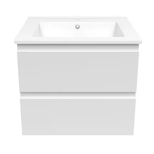 Тумба з умивальником Volle Leon 65 см 15-11-65 Білий - фото 2