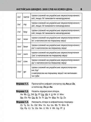 Англійська швидко. 2000 слів на кожен день - фото 9