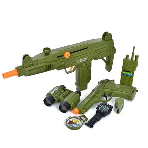 Детский набор с оружием "Special force" Bambi 36220N, трещалка-автомат 37 см - фото 1