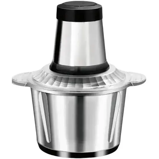 Кухонний подрібнювач Domotec ART-7079 4 леза 1500Вт 2000мл Срібний - фото 1