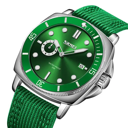 Наручний годинник чоловічий 9328GN Green Skmei acs0030905 - фото 2