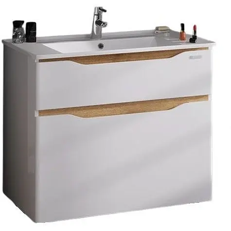 Тумба підвісна Sanwerk Ліга Air 70 мессина з умивальником Qtap (MV0000861) - фото 1