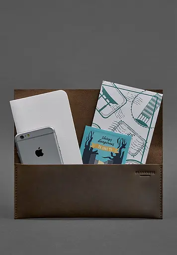 Кожаный тревел-кейс Voyager 1.0 темно-коричневый Crazy Horse - фото 3