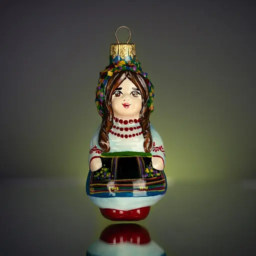 Ялинкова прикраса Різдвяні історії Подоляночка скло (4820001154849) - фото 4