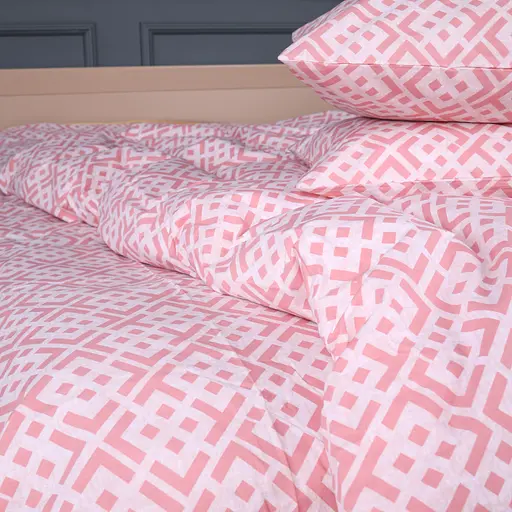 Комплект постільної білизни бязь MIRSON Abstract Pink 110х140см (2200013166672) - фото 3