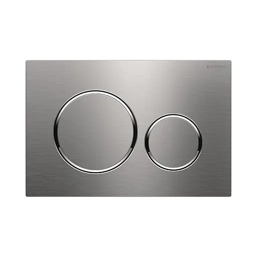 Клавіша змиву Geberit Sigma20 нержавіюча сталь матова/полірована/матова 115.882.SN.1, Хром матовый - фото 1