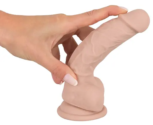 Фалоімітатор You2Toys Silicone Dildo Size M 18 см тілесний - фото 6