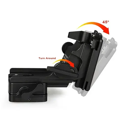 Універсальне NVG кріплення для ПНБ Norotos CL24-0237 чорний - фото 3