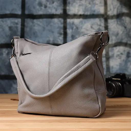 Женская сумка Vintage с двумя ремешками из натуральной кожи 28х24х10 см sum0027577 - фото 10