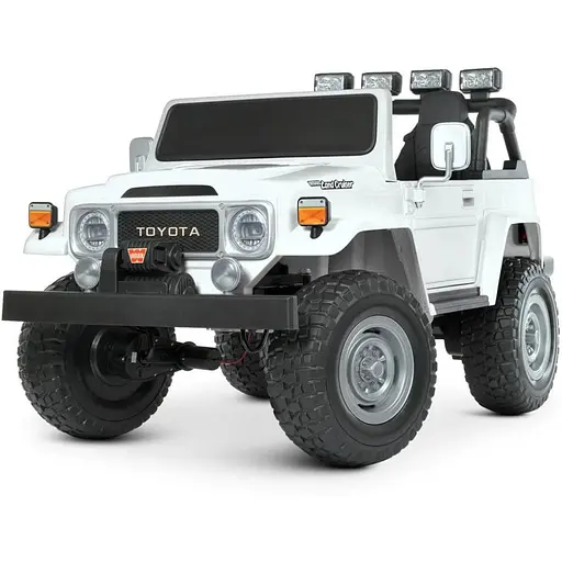 Дитячий електромобіль Джип Bambi M 4968EBLR-1 24V Toyota Білий - фото 1