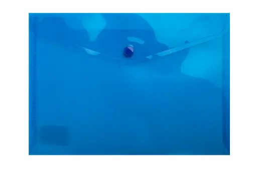 Папка-конверт А5 на кнопке, прозрачная, синяя BM.3936-02 BUROMAX (4823078953575) - фото 1