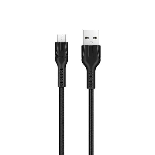 Кабель Hoco U31 USB to MicroUSB 1,2 м черный - фото 1