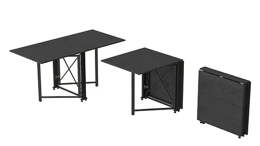 Стіл-книга трансформер Оріон 2 Ferrum-decor 750x1520x730 Чорний метал ДСП Сосна Кембра 16 мм (FRD-104585) - фото 4