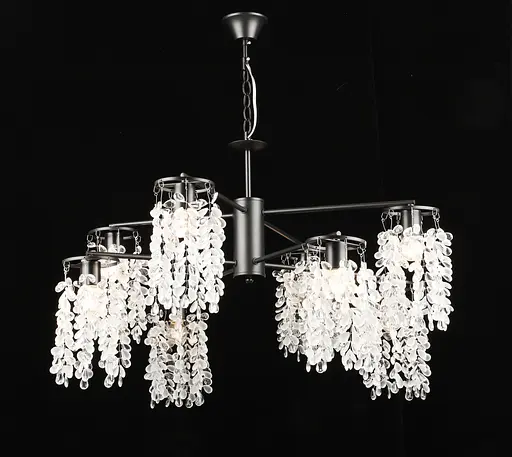 Люстра подвесная хрустальная S2481/8, Черный