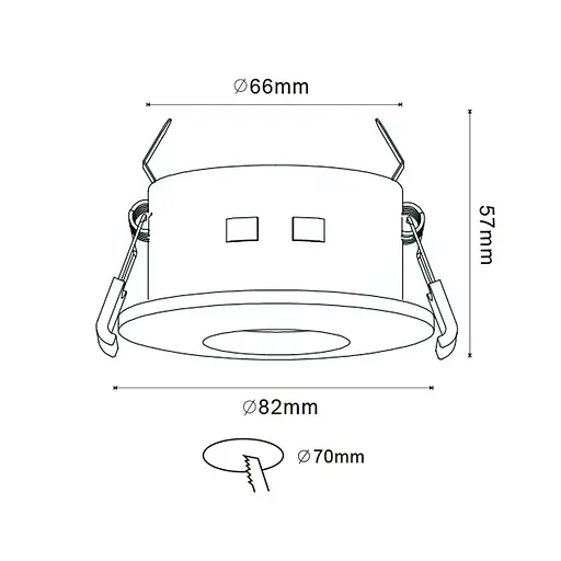 Світильник під лампу MR16 "SARDUNYA-R (вологозахищений IP65) 015-018-0050-020 - фото 2