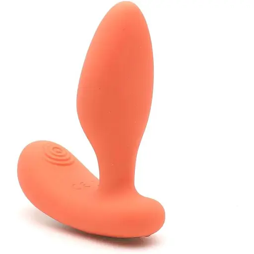 Вібропробка і масажер простати 2-в-1 KisToy Gordon Orange - фото 2