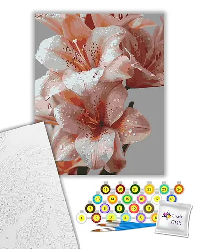 Набор для росписи ArtCraft Капли тишины 40 x 50 см (13169-AC) - фото 2