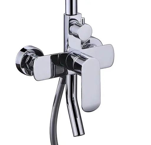 Душова система Dusel Dallas Chrome (273307000), Хром - фото 7