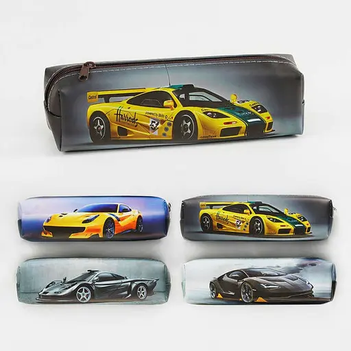 Пенал D 35190 универсальный на молнии "Машинка" Микс - фото 1