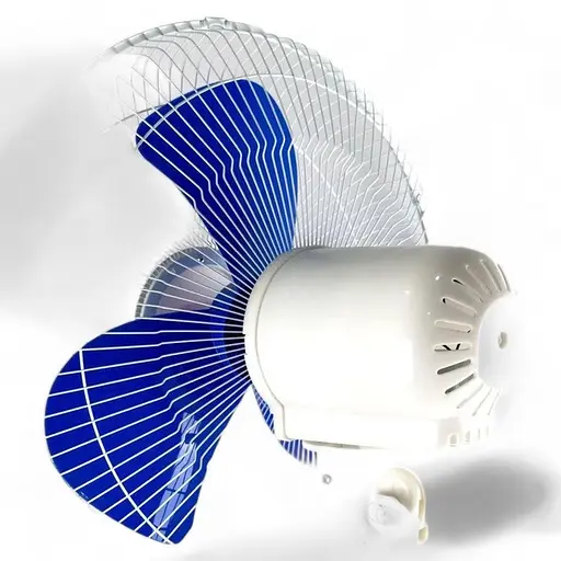 Підлоговий вентилятор Wimpex WX-1603R з пультом 100Вт 40см з регулюванням висоти Білий/Синій - фото 6