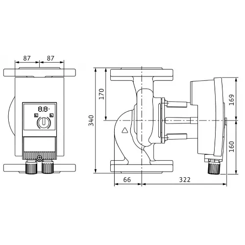 Циркуляційний насос Wilo Yonos MAXO 50/0,5-16 (2120652) - фото 4