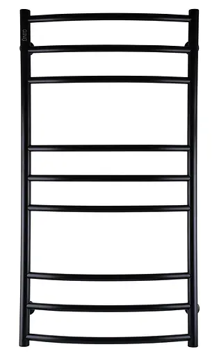 Водяной полотенцесушитель Unio LDE W 1000-500-9 BLK Лесенка Дуга Элит черный, Черный матовый - фото 1