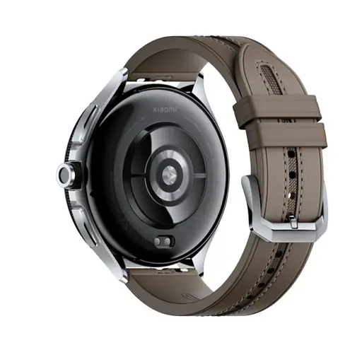 Смарт-часы Xiaomi Watch 2 Pro Bluetooth Silver Case with Brown Leather Strap (BHR7216GL) - фото 4