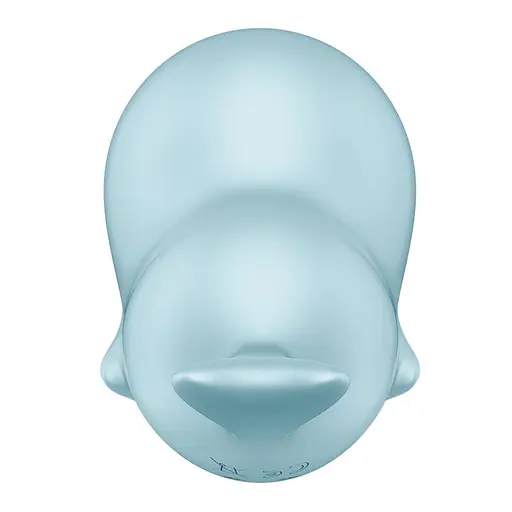 Вакуумний стимулятор клітора з вібрацією Satisfyer Sassy Seal блакитний - фото 7