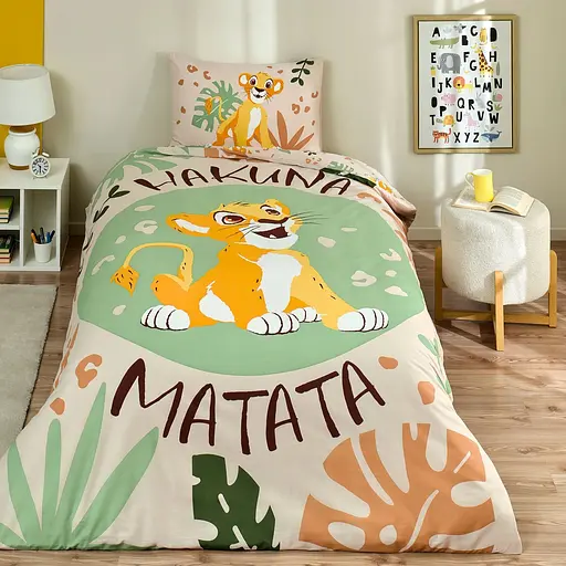 Подростковый комплект Disney Lion King Ранфорс / простыня на резинке Tac pbe0051166 - фото 1