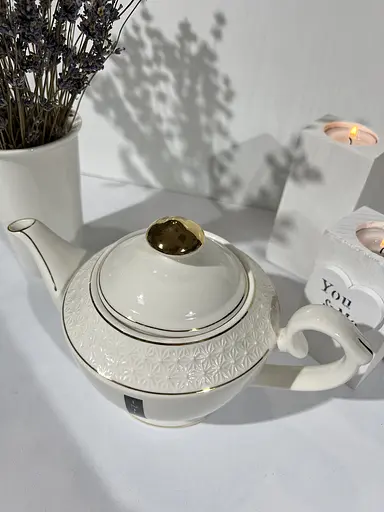 Чайник Interos Снежная Королева фарфоровый заварочный 850 мл белый 405313-А - фото 3