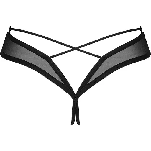 Трусики Obsessive Roxelia crotchless Thong XS/S - фото 4