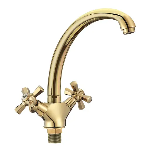 Змішувач для кухні Mixxus Premium Retro Gold-273 MI5851 Золотий - фото 1